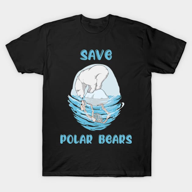 Save Polar Bears T-Shirt by Photomisak72